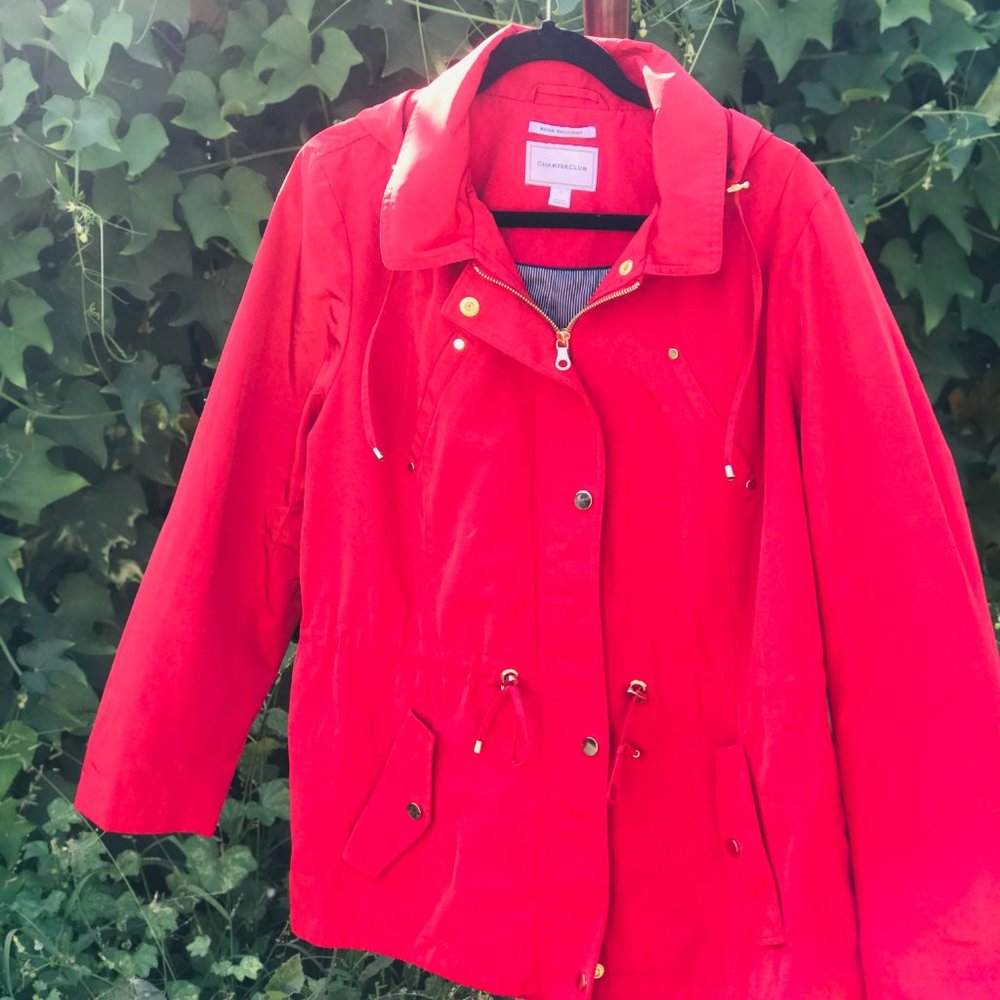 Red Rain Jacket - image 1